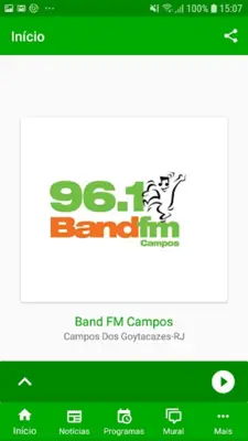 Band FM Campos 96,1 android App screenshot 1